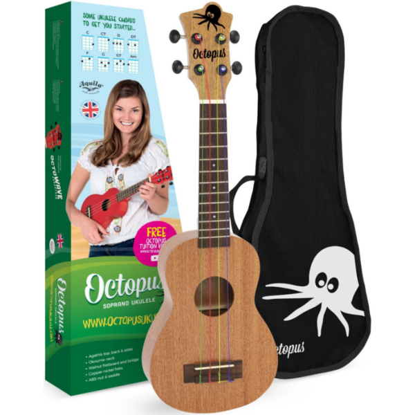 Ukelele Soprano Octopus UK 206K NAT Kids Natural